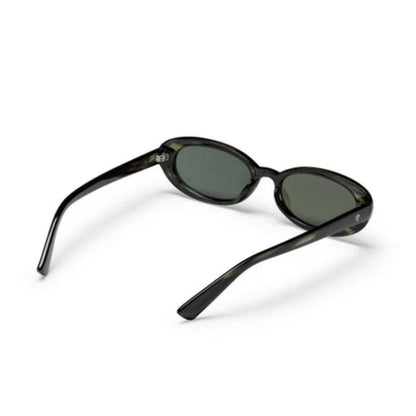 CHPO Alice Oval Sunglasses - Smoke Green/Green