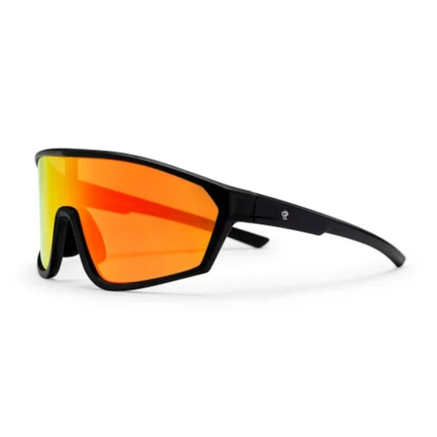 CHPO Vinfred Sports Sunglasses - Matte Black/Red Mirror