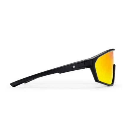 CHPO Vinfred Sports Sunglasses - Matte Black/Red Mirror