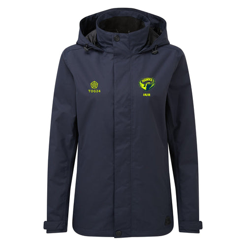 West Yorkshire Hawks Womens - Airton Waterproof Jacket Navy