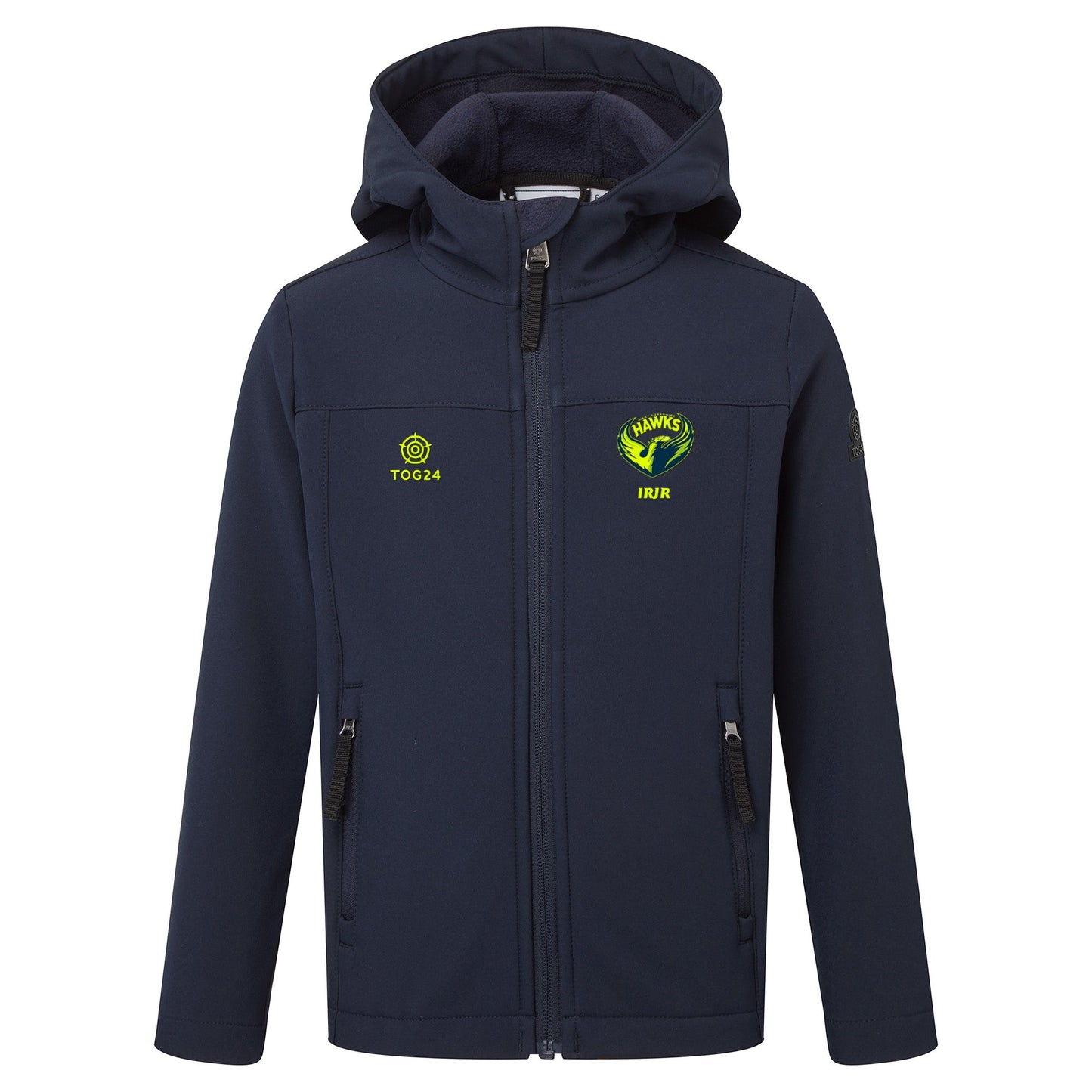 West Yorkshire Hawks Kids - Koroma Softshell Hooded Jacket Navy