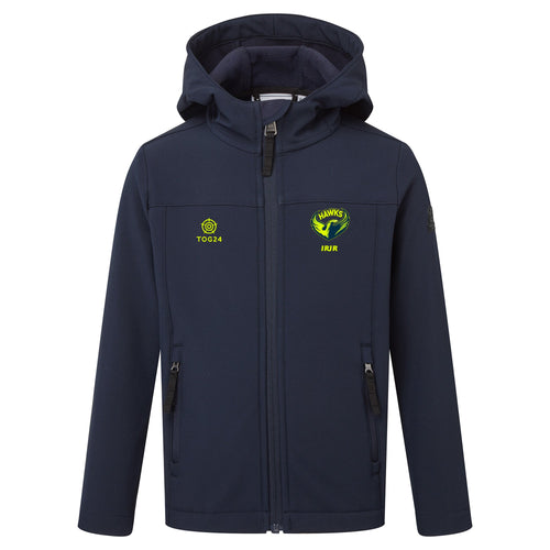West Yorkshire Hawks Kids - Koroma Softshell Hooded Jacket Navy