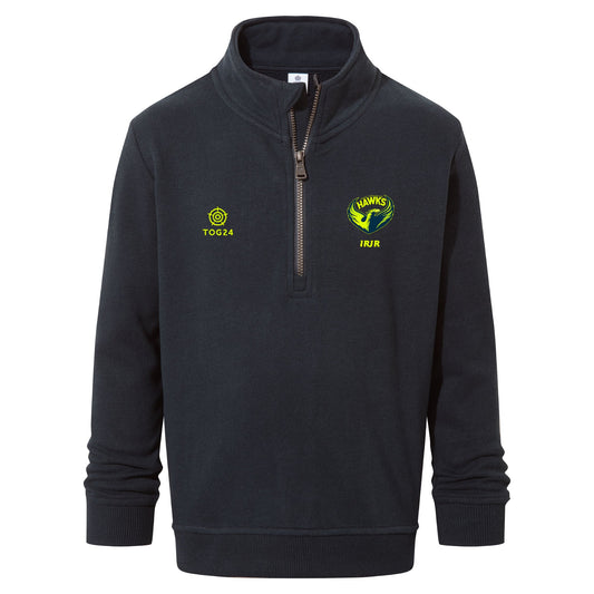 West Yorkshire Hawks Kids - Oakenshaw 1/4 Zip Neck Dark Indigo