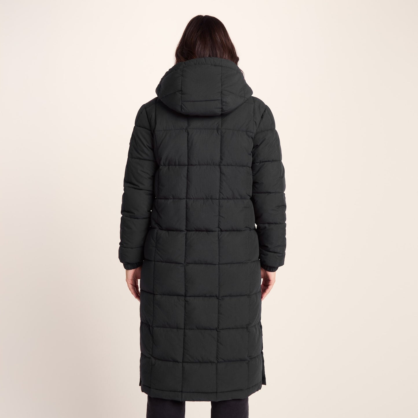 Saga Womens Long Shower Resistant Insulated Jacket - Black
