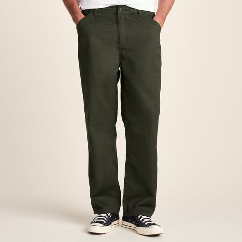 Sam Mens Slim Tapered Casual Chino Trouser - Khaki