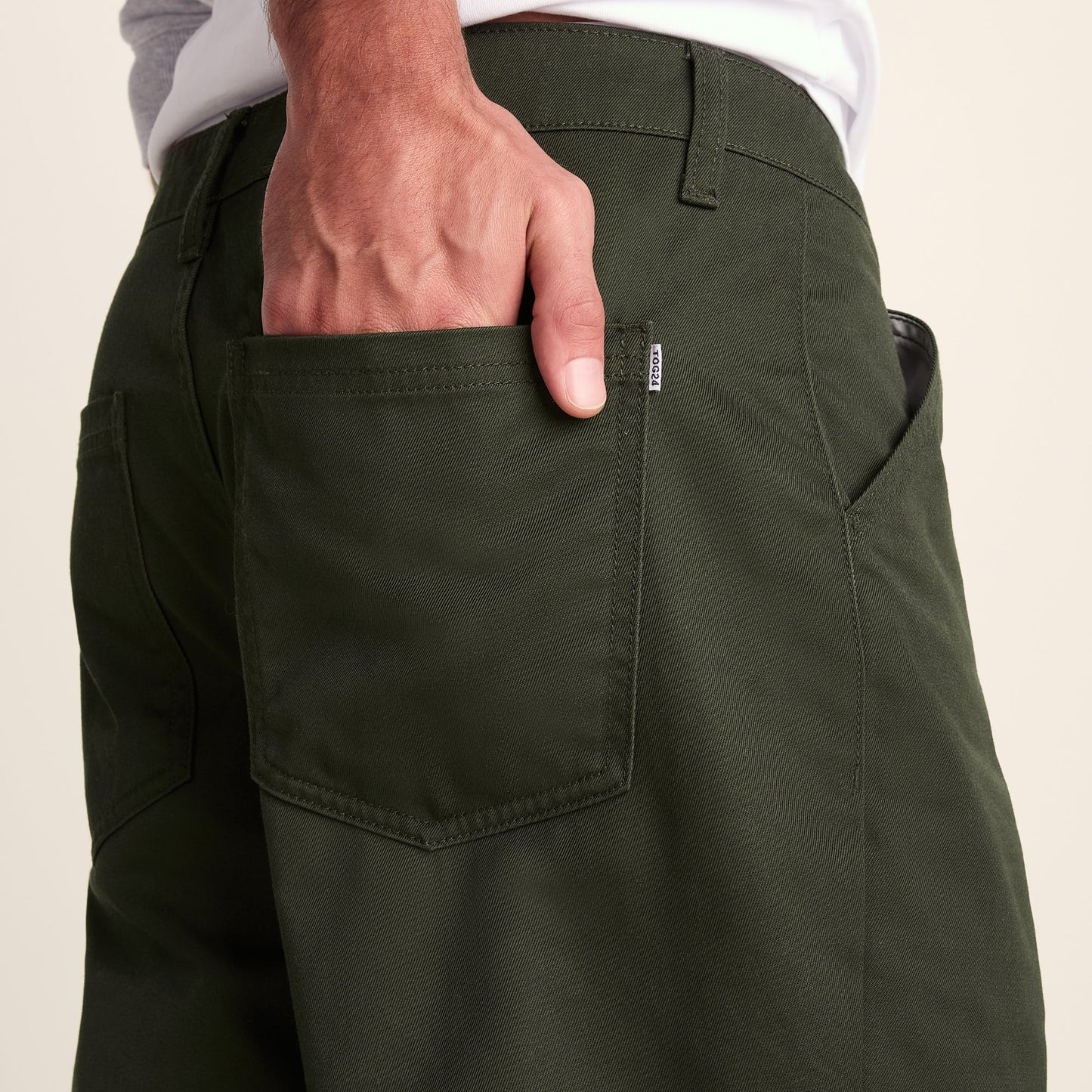 Sam Mens Slim Tapered Casual Chino Trouser - Khaki