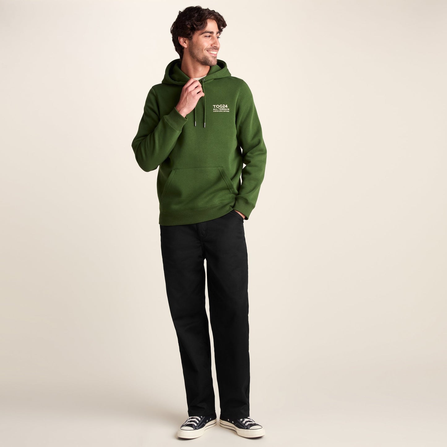 Sam Mens Slim Tapered Casual Chino Trouser - Black