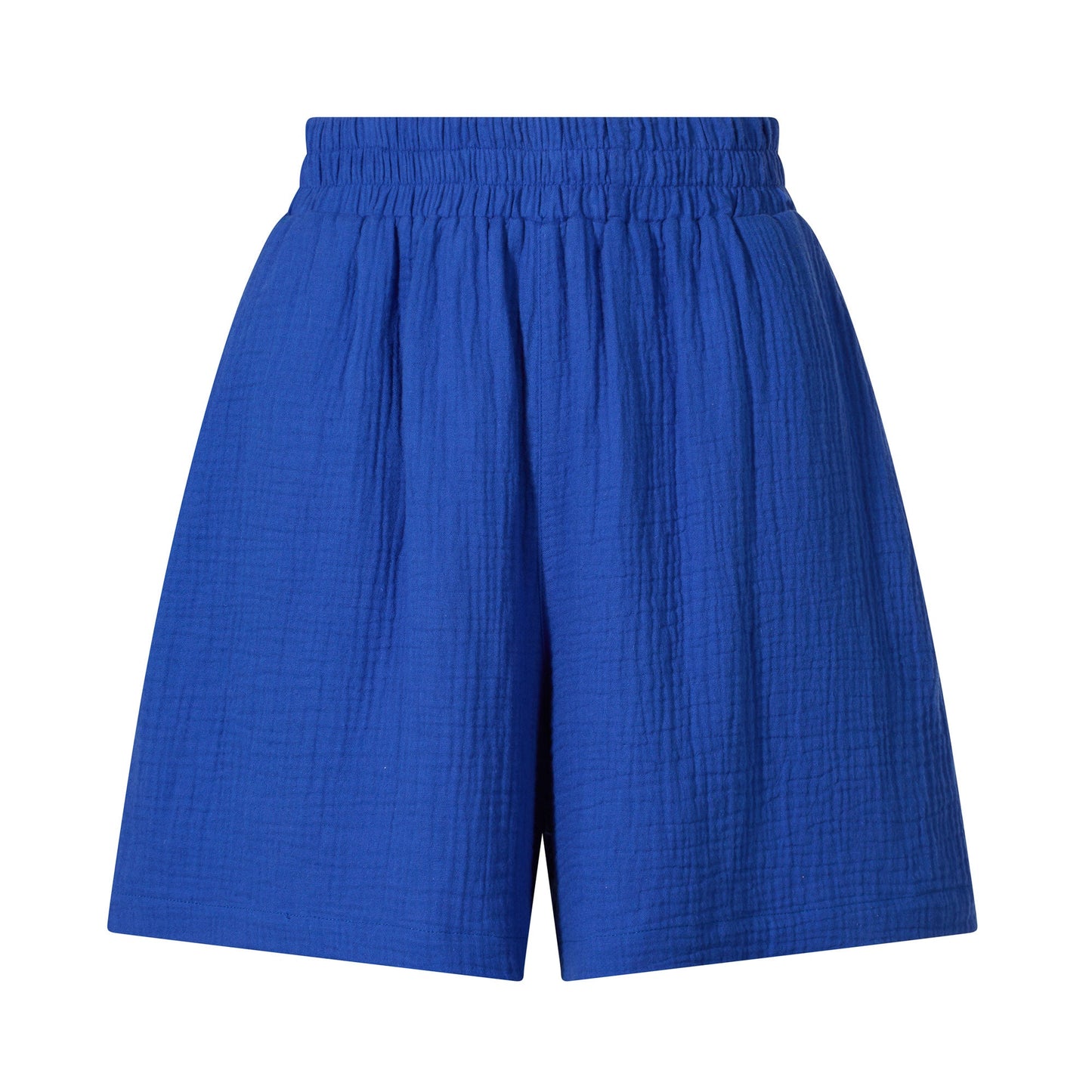 Samie Womens 100% Cotton Shorts - Ultramarine Blue
