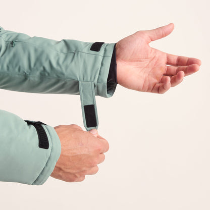 Samoens Mens Waterproof Ski Jacket - Steel Teal/Black