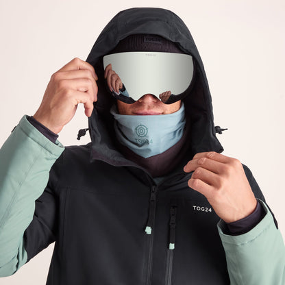 Samoens Mens Waterproof Ski Jacket - Steel Teal/Black