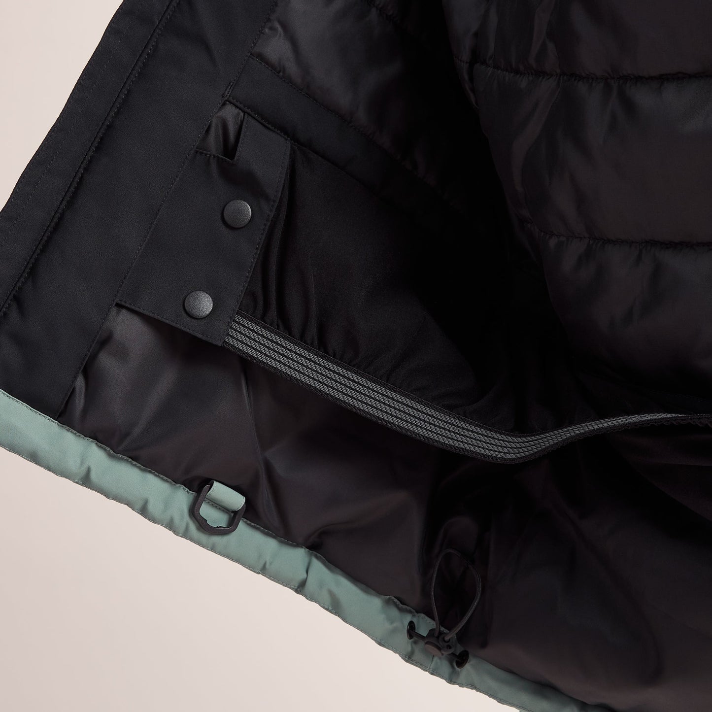 Samoens Mens Waterproof Ski Jacket - Steel Teal/Black