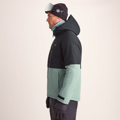 Samoens Mens Waterproof Ski Jacket - Steel Teal/Black
