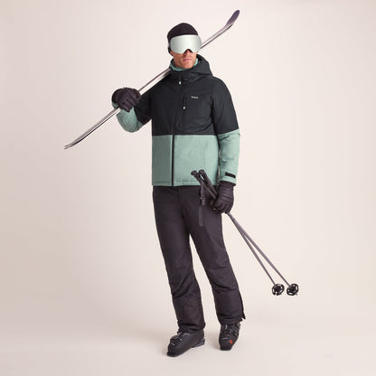 Samoens Mens Waterproof Ski Jacket - Steel Teal/Black
