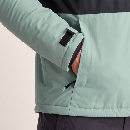 Samoens Mens Waterproof Ski Jacket - Steel Teal/Black