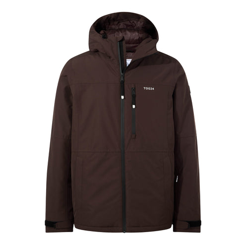 Samoens Mens Waterproof Ski Jacket - Chocolate Brown