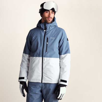Samoens Mens Waterproof Ski Jacket - Steel Smokey Blue