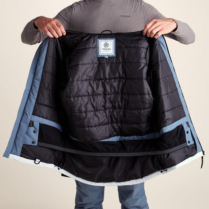 Samoens Mens Waterproof Ski Jacket - Steel Smokey Blue