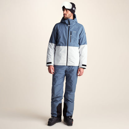 Samoens Mens Waterproof Ski Jacket - Steel Smokey Blue