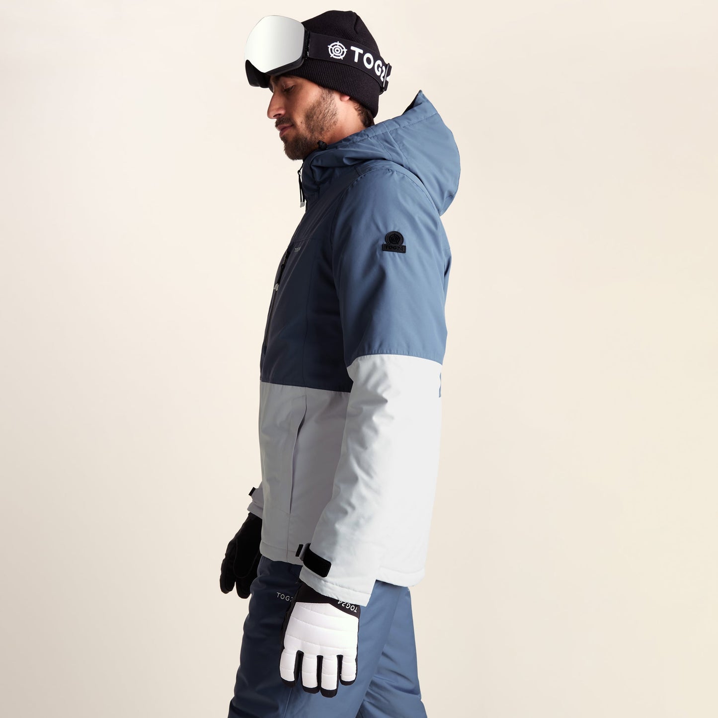 Samoens Mens Waterproof Ski Jacket - Steel Smokey Blue