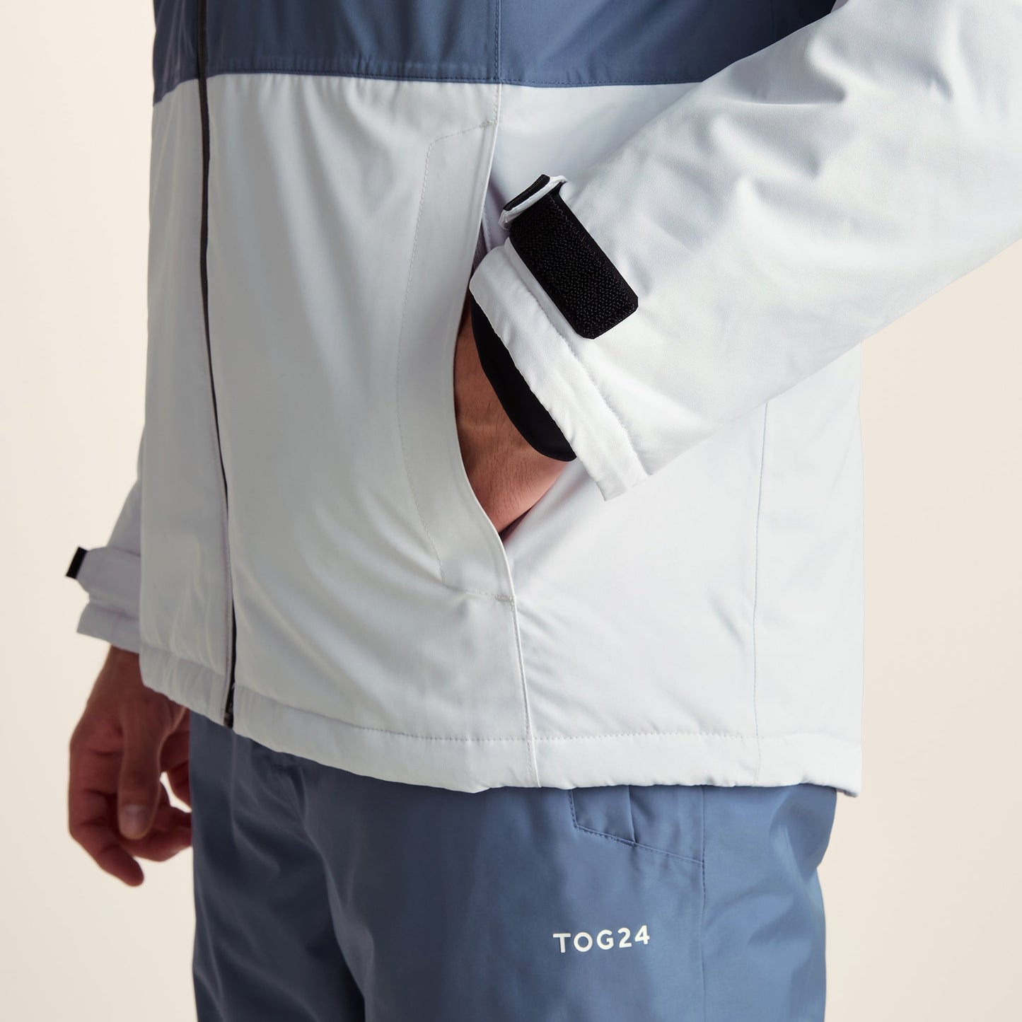 Samoens Mens Waterproof Ski Jacket - Steel Smokey Blue