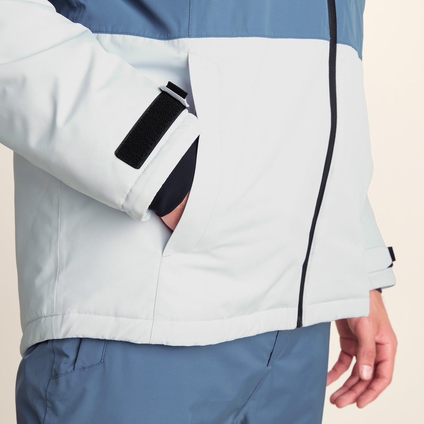 Samoens Mens Waterproof Ski Jacket - Steel Smokey Blue