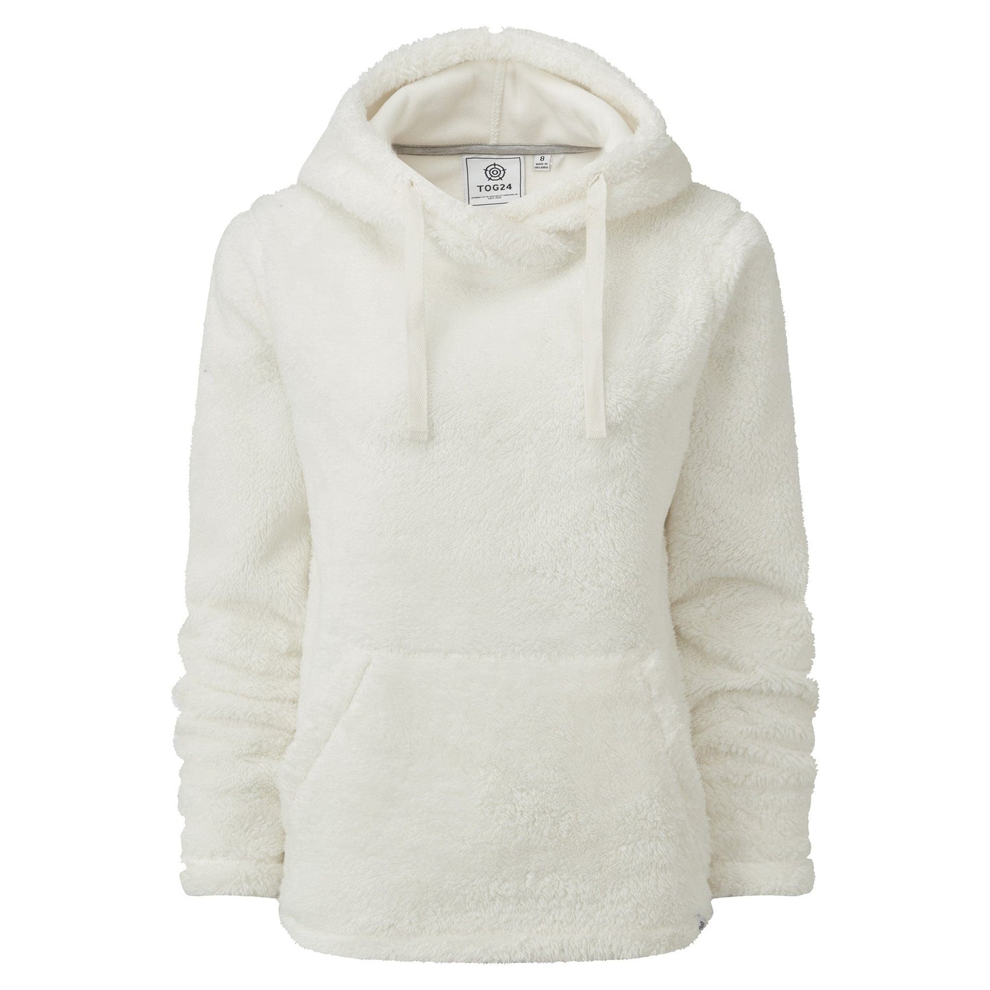 Sawley Womens Teddy Fleece Hoody - Ice Grey