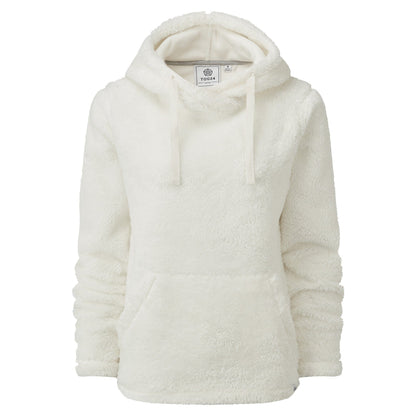 Sawley Womens Teddy Fleece Hoody - Ice Grey