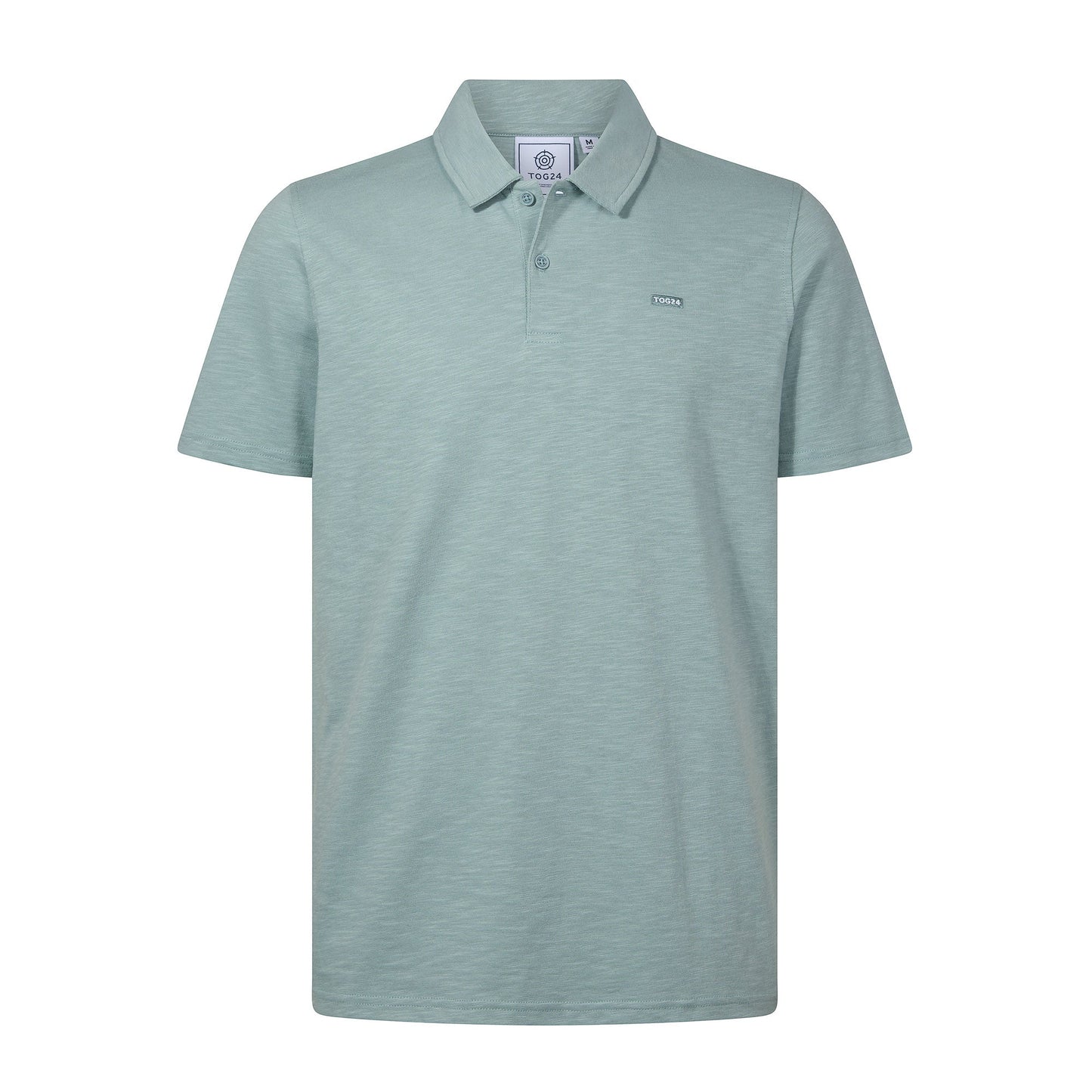 Sawyer Mens 100% Cotton Jersey Polo Shirt - Summer Sky