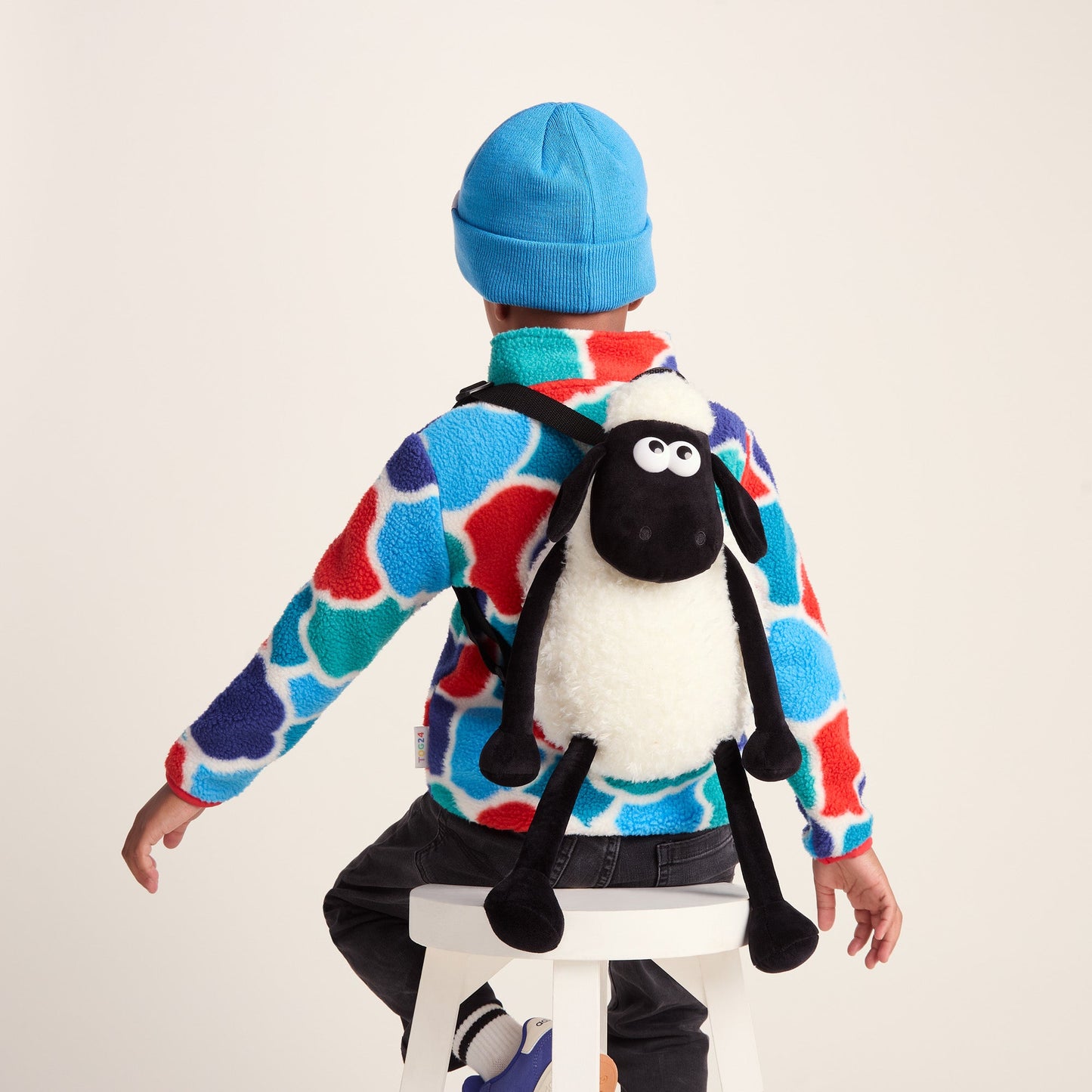 Shaun the Sheep Backpack - Black/White