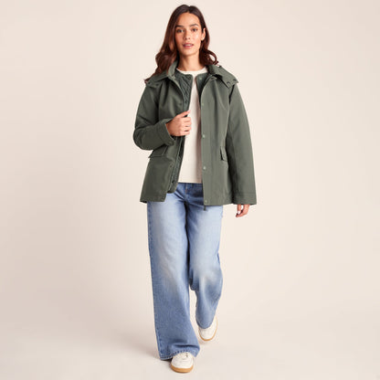Shea Womens Waterproof Trench Coat - Pale Khaki