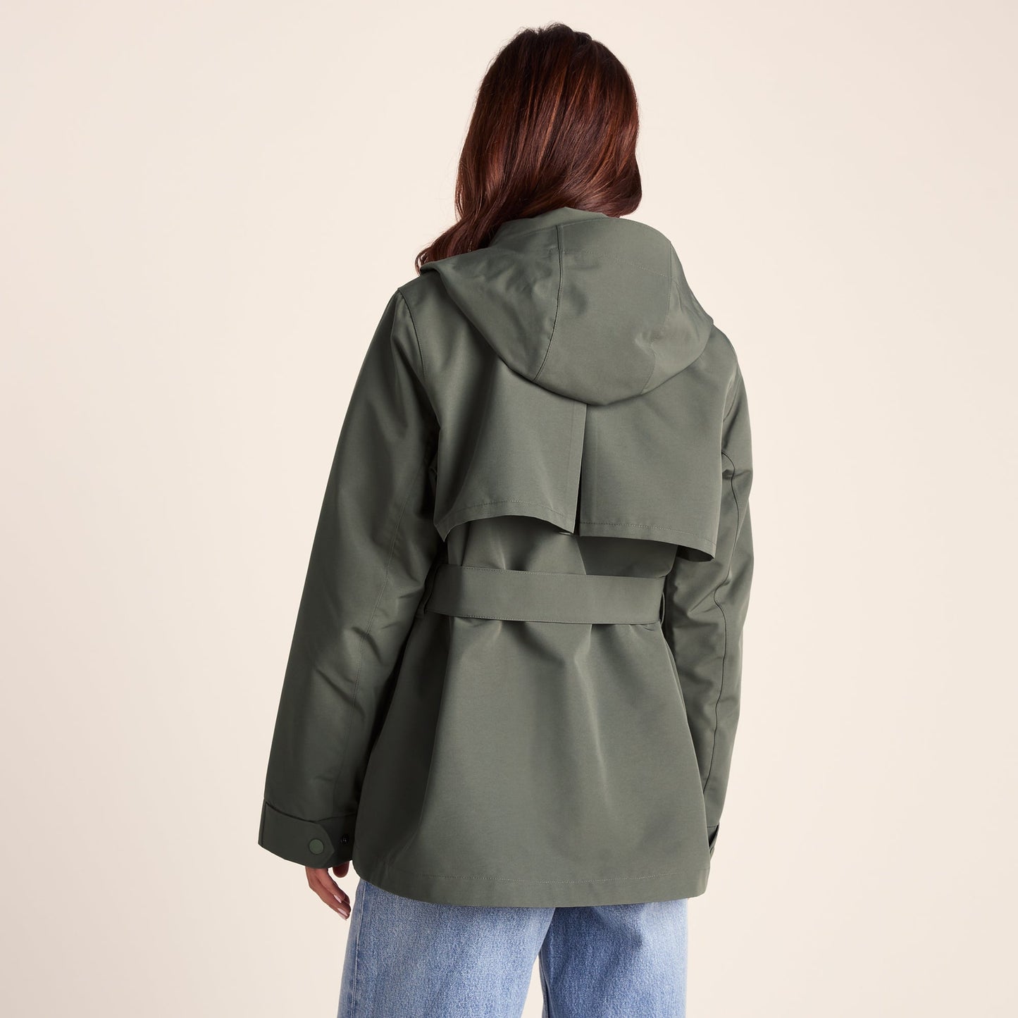 Shea Womens Waterproof Trench Coat - Pale Khaki