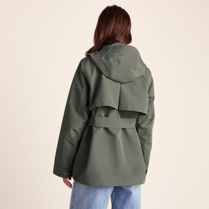 Shea Womens Waterproof Trench Coat - Pale Khaki