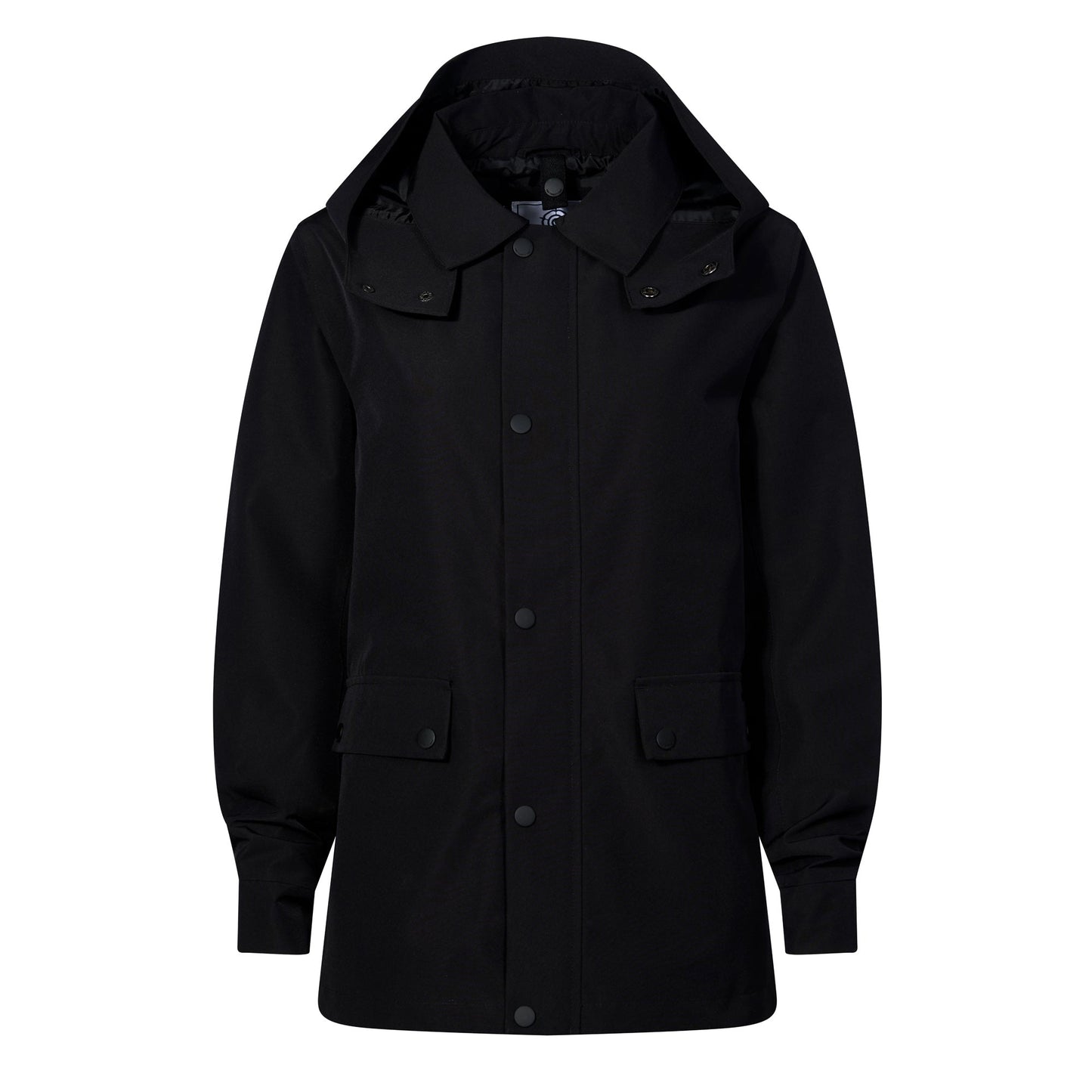 Shea Womens Waterproof Trench Coat - Black