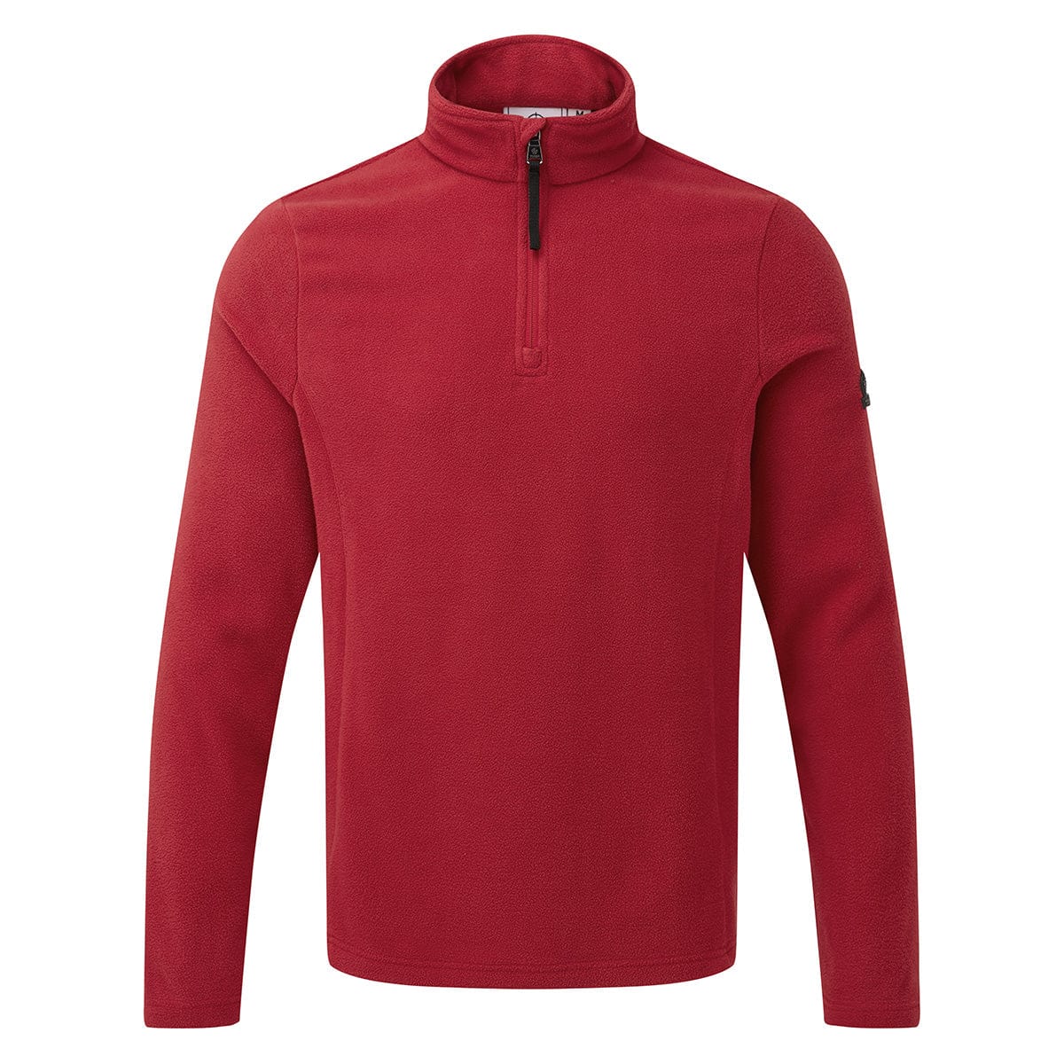 Shire Mens Fleece Zipneck - Chilli Red