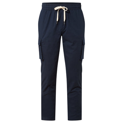 Silas Mens Cargo Trousers - Dark Indigo