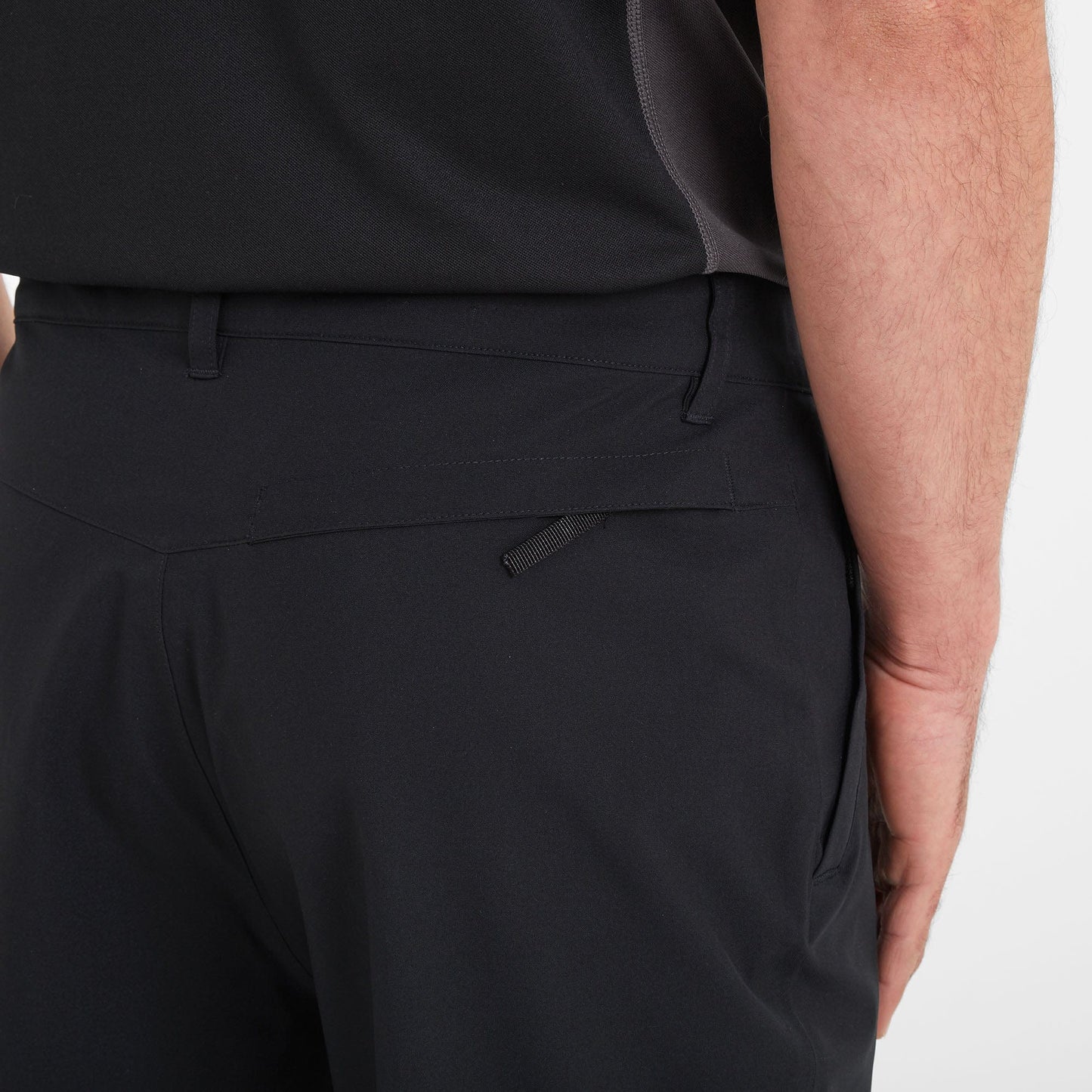 Silsden Mens Waterproof Trousers Short - Black
