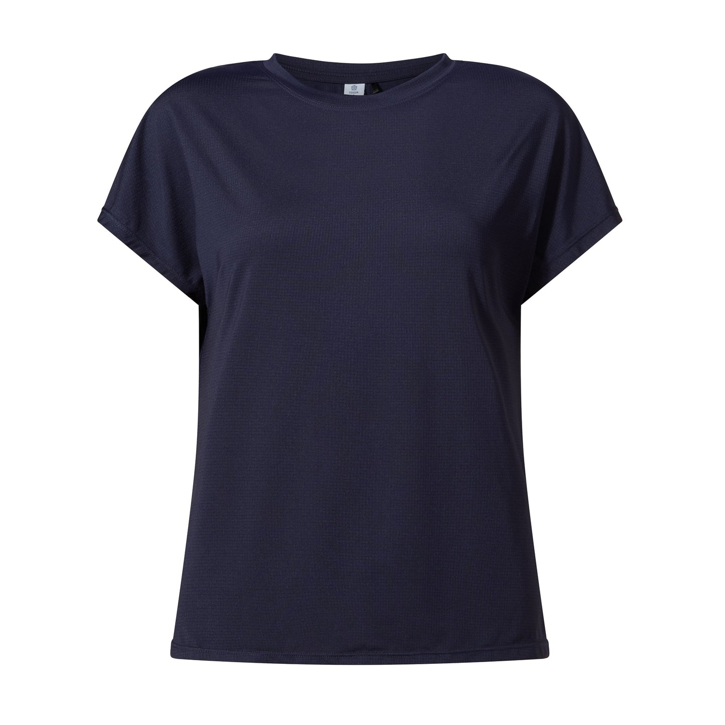Skyla Womens Short Sleeve Performance Top - Oxford Blue