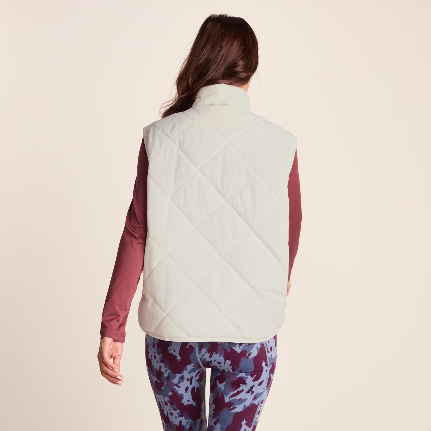 Slaley Womens Insulated Relaxed Fit Gilet - Vanilla