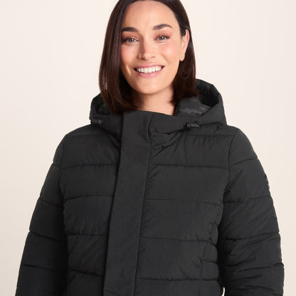 Sleight Womens Short Insulated Parka - Black