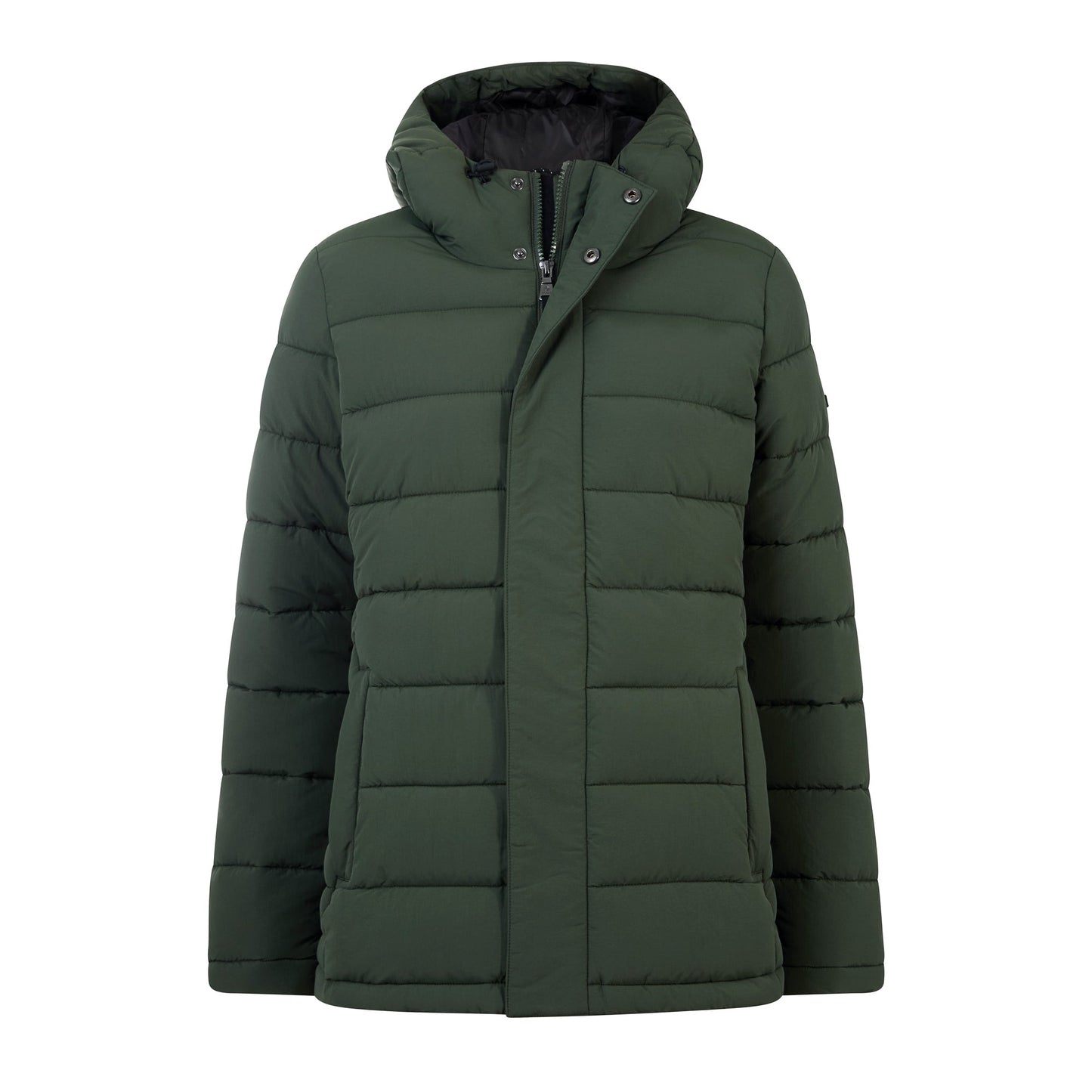 Sleight Womens Short Insulated Parka - Dark Green