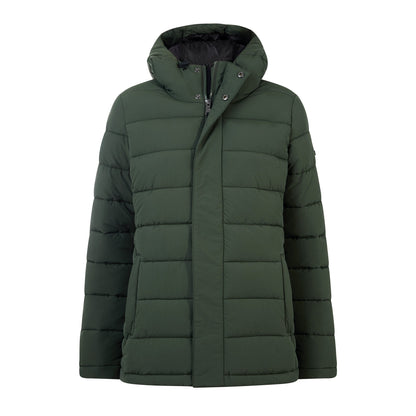 Sleight Womens Short Insulated Parka - Dark Green