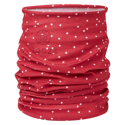 Snood Multifunctional Neck Warmer - Dark Pink Confetti Spot