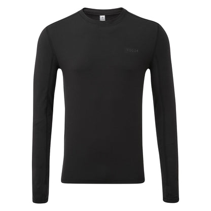 Snowdon Mens Thermal Crew Neck Base Layer - Black