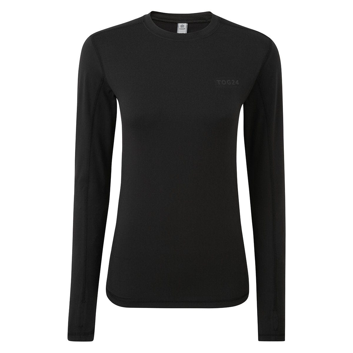 Snowdon Womens Thermal Crew Neck Base Layer - Black