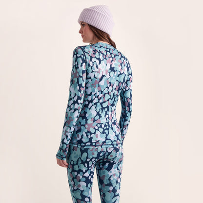 Snowdon Womens Thermal Crew Neck Base Layer - Scatter Print