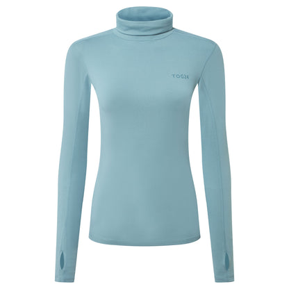 Snowdon Womens Thermal Roll Neck Base Layer - Mist Grey