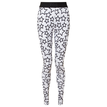 Snowdon Womens Thermal Base Layer Legging - Star Print