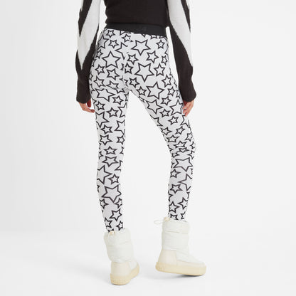 Snowdon Womens Thermal Base Layer Legging - Star Print