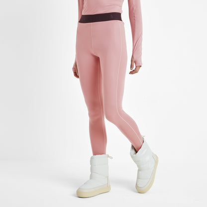 Snowdon Womens Thermal Base Layer Legging - Faded Pink