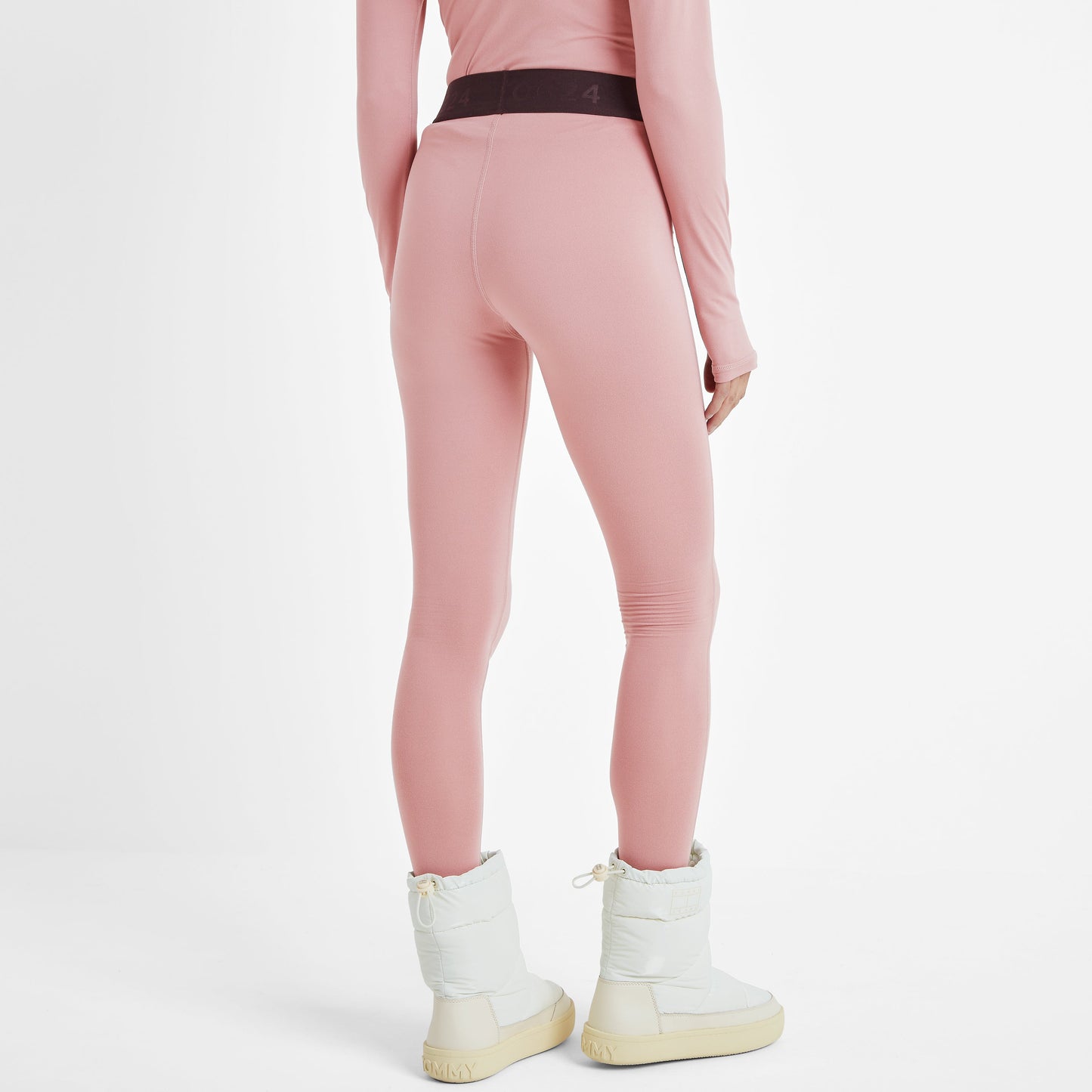 Snowdon Womens Thermal Base Layer Legging - Faded Pink